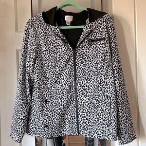 Chicos Zenergy Animal Print Jacket
